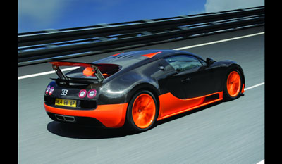 2010 Landspeed Worldrecord Bugatti Veyron 16.4 Super Sport - 431 kph (268 mph)  rear